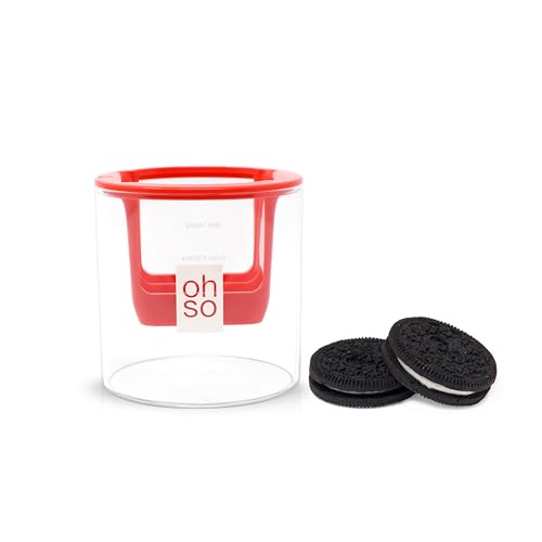 OHSO Little Cookie Dipper - 8 Oz Glass, Oreo Cookie