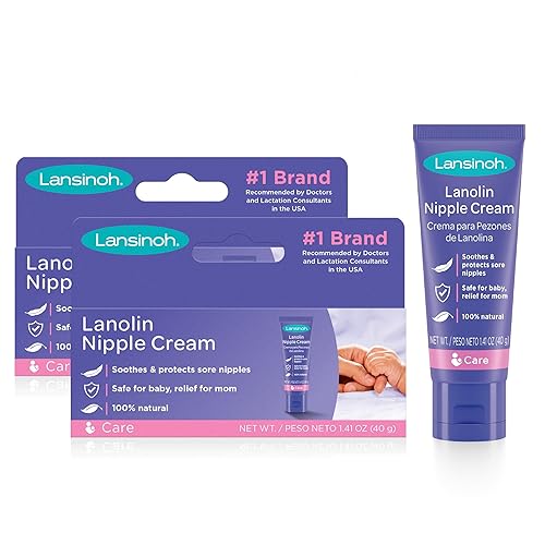 Lansinoh Lanolin Nipple Cream, Safe for Baby and Mom, Breastfeeding
