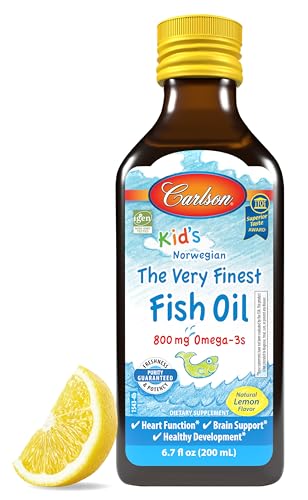Carlson - Kid's The Very Finest Fish Oil Liquid, 800