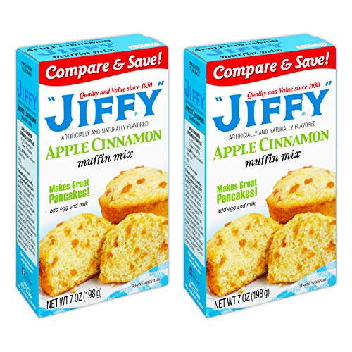 Jiffy Apple Cinnamon Muffin Mix (Pack of 2)