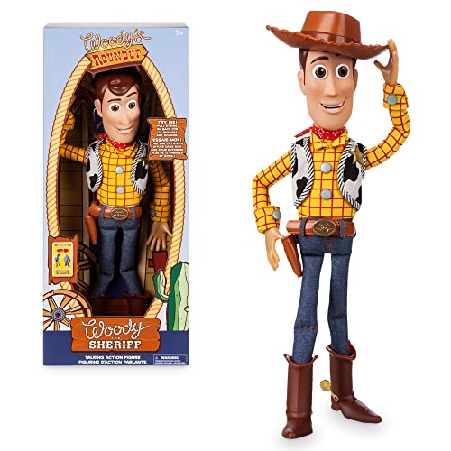DISNEY Store Official Woody Interactive Talking Action Figure from Toy
