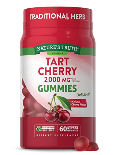 Nature's Truth Tart Cherry Gummies | 2000mg | 60 Count