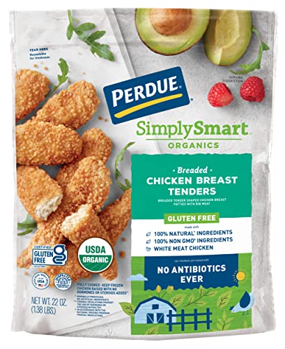 Perdue Simply Smart Organics Breaded Chicken Breast Tenders Gluten Free,