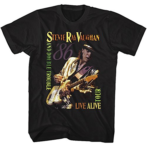 American Classics Stevie Ray Vaughn Live Alive Tour Black Adult