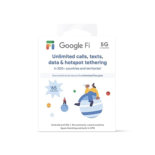Google Fi Wireless Unlimited Plus Plan | Talk/Text/Data | Unlimited