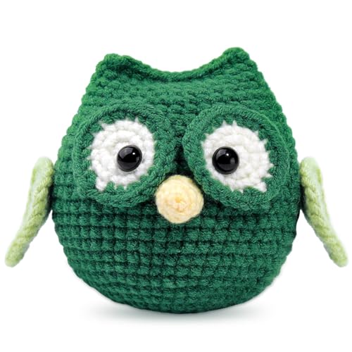 Mnuizu Beginner Crochet Kit, Animal Crochet Kit, Crochet Kit for