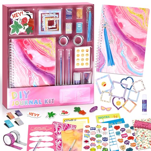 PERRYHOME DIY Journal Kit, 48pcs Journal Set for Teenage Girls