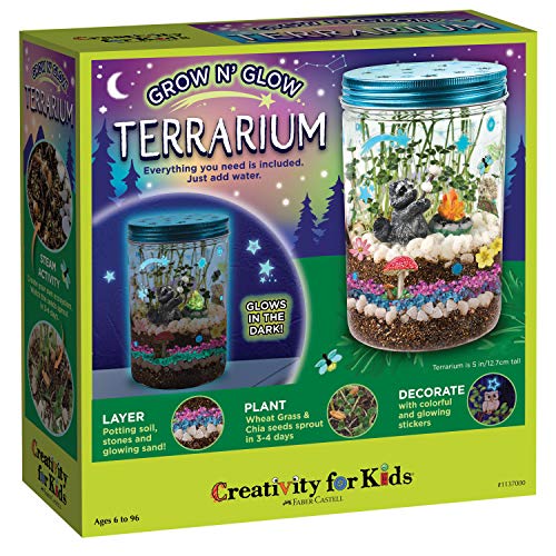 Creativity for Kids Grow 'N Glow Terrarium Kit for Kids