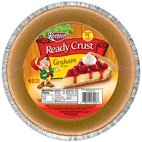 Keebler 9-Inch #1 Graham Crumb Ready-Made Pie Crust - 6