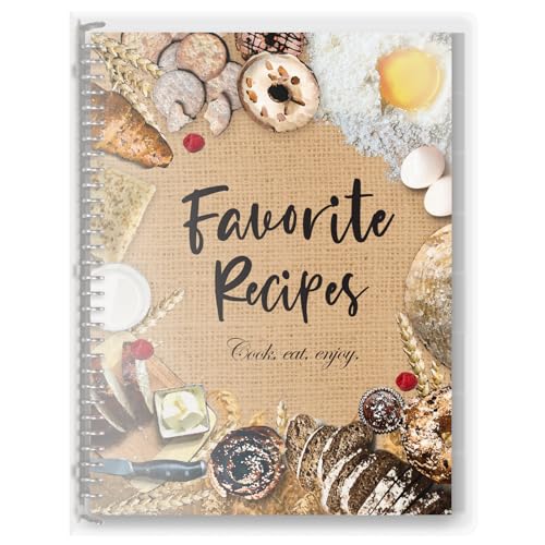 CraftSaints Recipe Book to Write in Your Own Recipes 8.5