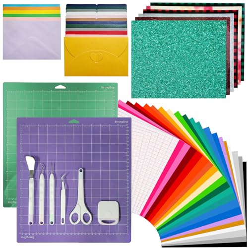 Accessories Bundle for Cricut Makers Machine Supplies- Includes Weeding Tools,