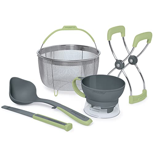 Presto 09509 5 Piece Deluxe Canning, 5 Peice Kit, Green