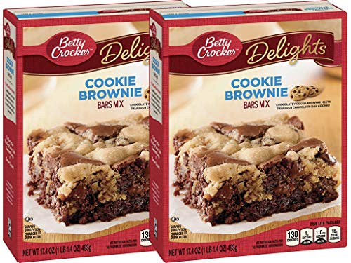 Betty Crocker Baking Delights Cookie Brownie Bars Mix 17.4 Oz