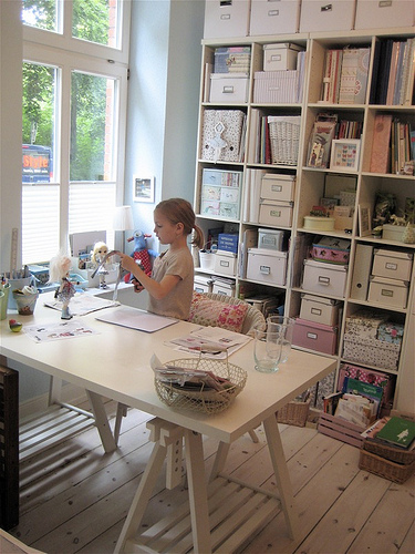 5 Organized Craft Rooms That Will Inspire You To Get Organized!