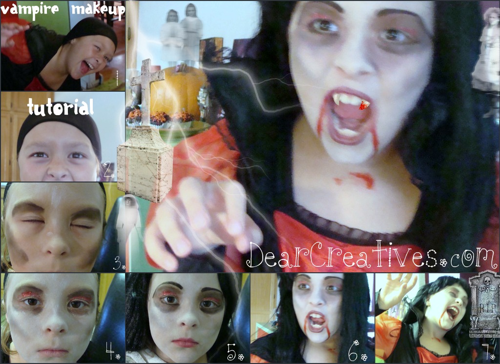 Vampire Costume Makeup Tutorial