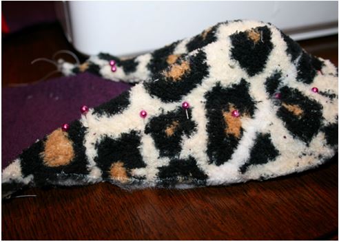 Sassy slippers sewing tutorial with foam inserts