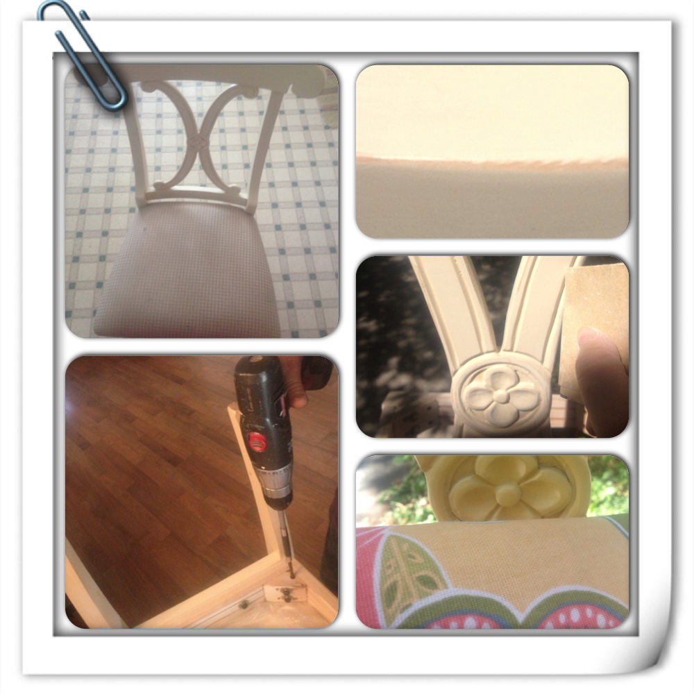 Thrifty Tuesday “Pottery Barn Chairs Re-Purpose Part 1”