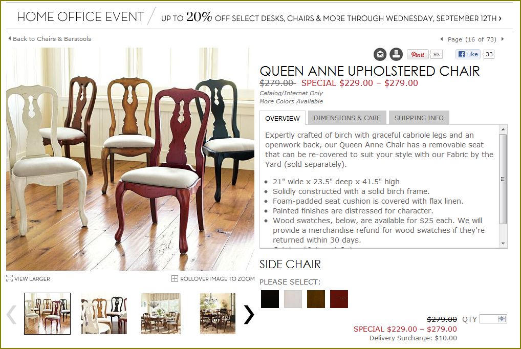 Pottery Barn Chairs Cost Ad Dear Creatives Pottery Barn Chairs Cost Ad