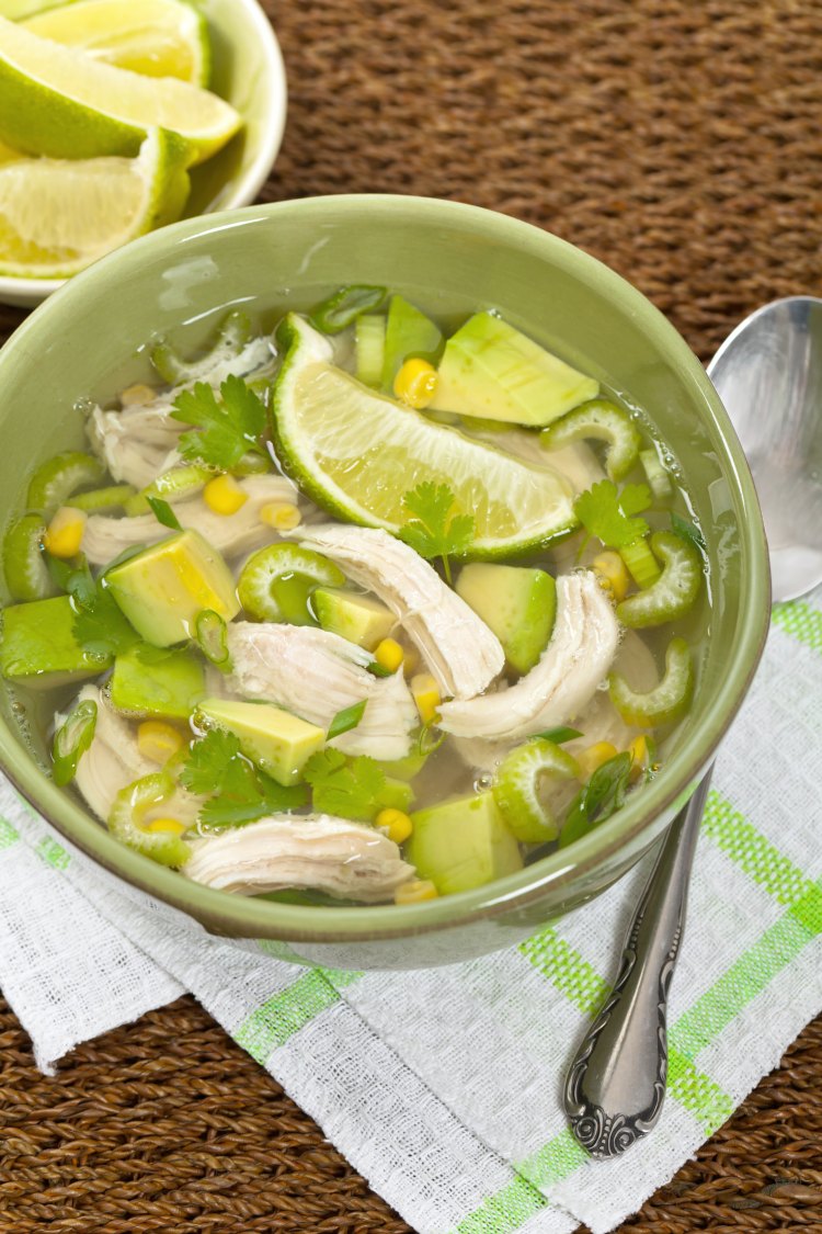 Chicken Tortilla Lime Soup Adapted From Rachel Ray’s Mexican Chicken Lime Soup