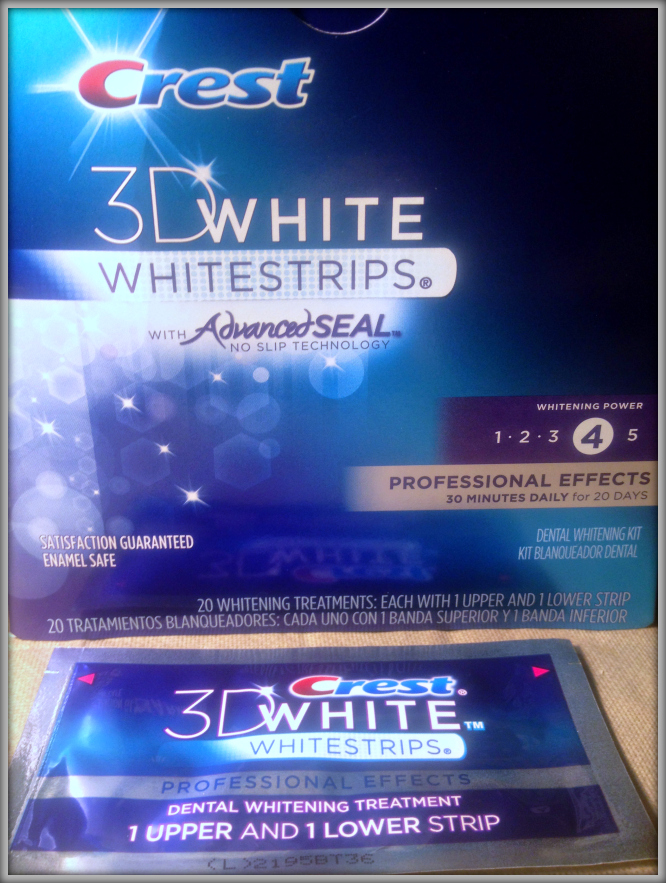 Crest 3D White Whitestrips Dental Whitening Kit, Advanced Seal, Professional Effects - 20 treatments