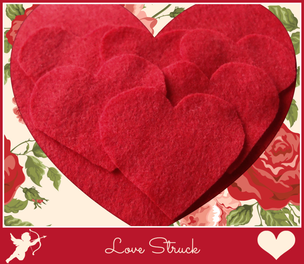 Love struck Valentines hearts