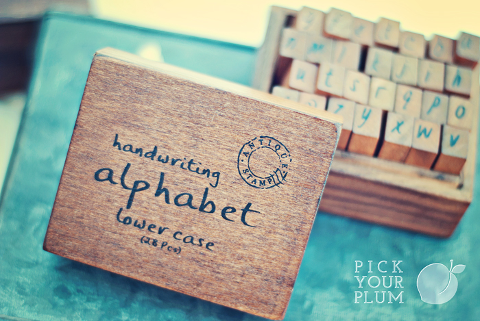 Alphabet Stamps #Dealoftheday Perfect for Valentines