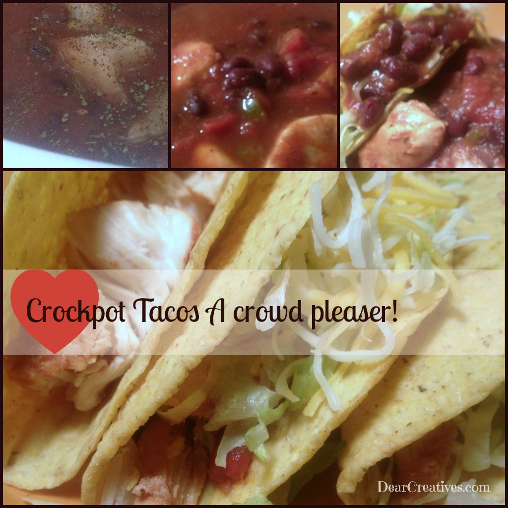 crockpot tacos, chicken tacos, chicken tacos in chili sauce, recipe