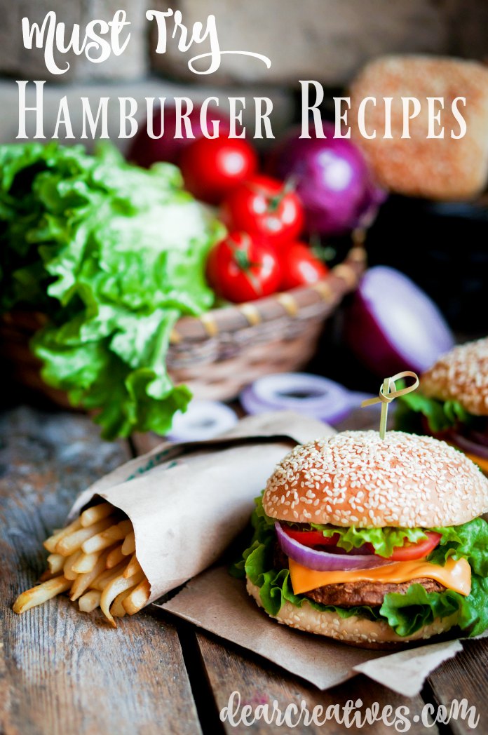 Meal Plan Monday Hamburger #Recipes Must Try Burger Recipes!