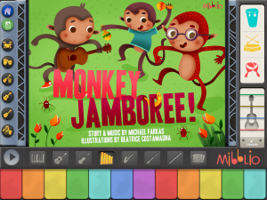 mibblio app, mibblio monkey jamboree,