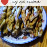 pesto bread sticks