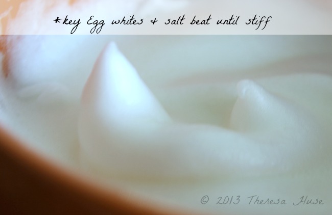 Egg whites beaten stiff, Theresa Huse 2013-0670