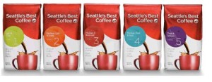 Seattles Best packages of coffee