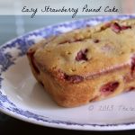 Strawberry Pound Cake