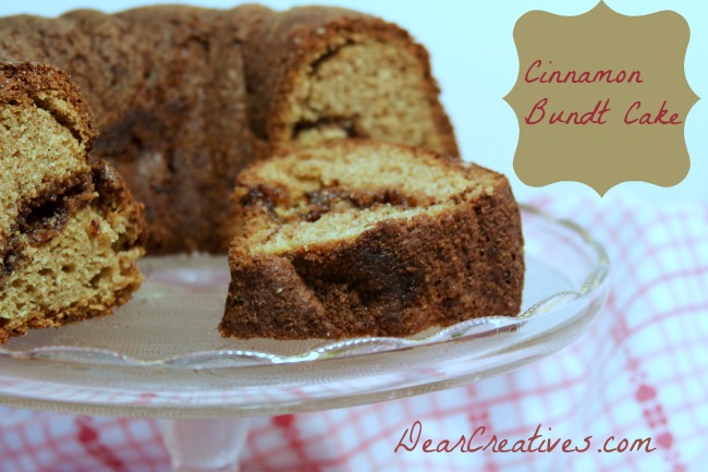 Whole Wheat Cinnamon Swirl Bundt Cake