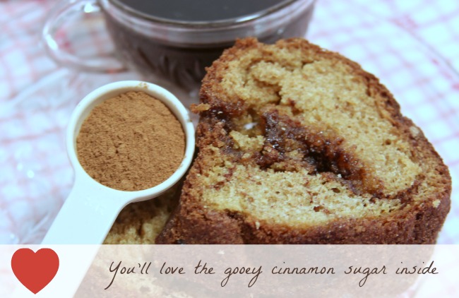 cinnamon bundt cake with coffee, cinnamon in a scoop, Theresa Huse 2013 -1293