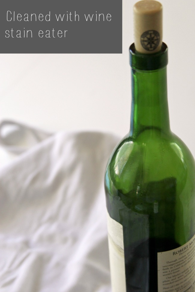 Cleaned with wine stain eater Theresa Huse 2013