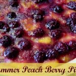 No bake pie, Fruit pie, Summer Peach, Berry Pie, Pie, Theresa Huse 2013-