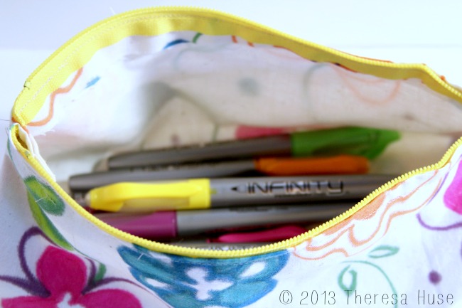 Zipper Pouch, Theresa Huse 2013