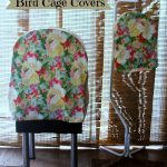 How to make a pattern and sew bird cage covers. DIY bird cage covers