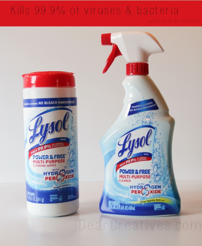 lysol power free wipes and multi purpose spray, Theresa Huse 2013-