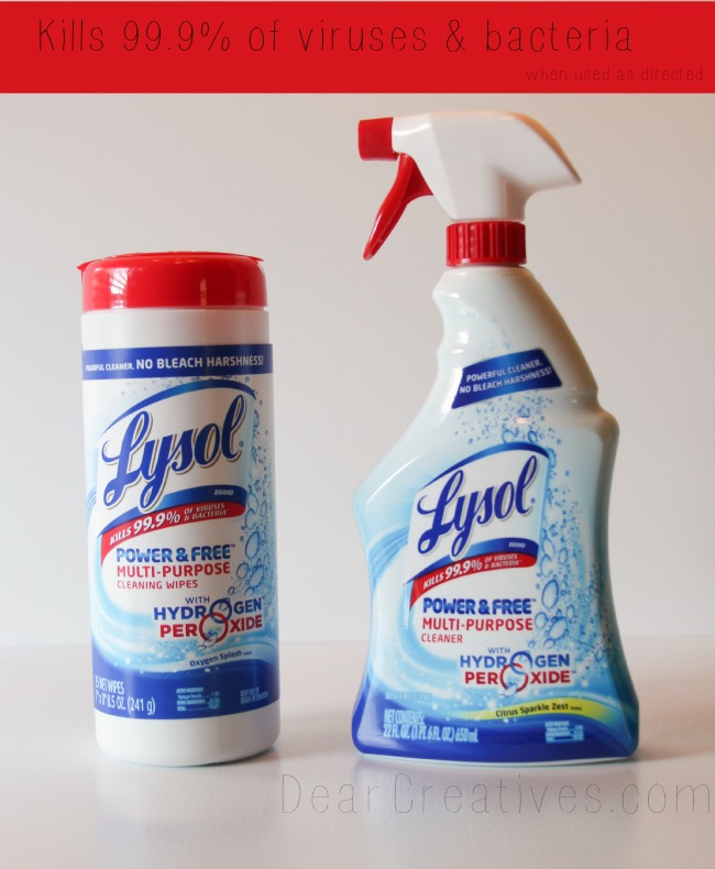 Getting Ready for Back to School Germs with Lysol® Power & Free™