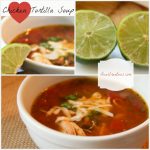 Easy Chicken Tortilla Soup, DearCreatives.com, collage,Theresa Huse 2013
