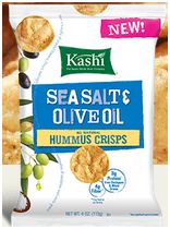 Kashi crisps hummus sea salt and olive oil