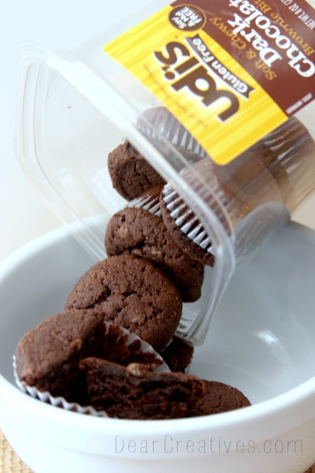 Udi's, Gluten Free, Brownies, Dark chocolate Brownies, DearCreatives.com, Theresa Huse 2013