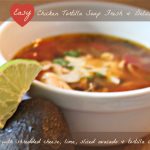 chicken tortilla soup, soup, soup topped with ch