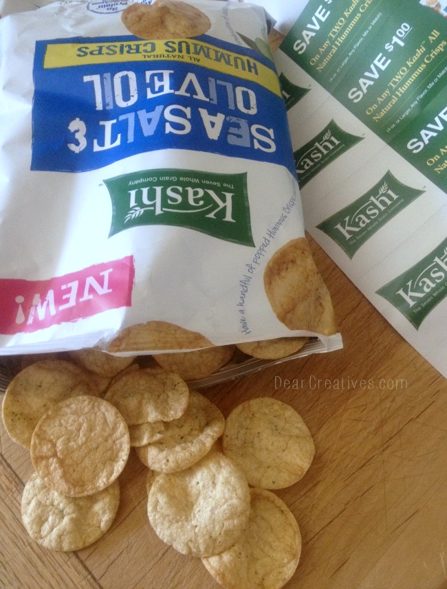 opened bag of Kashi Crisps, DearCreatives.com