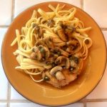 plate of chicken piccata, chicken piccata,dearcreatives.