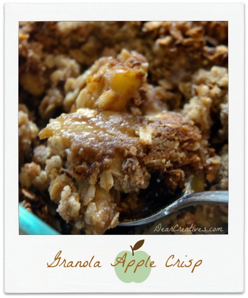 Autumn Delight Apple Crisp #Recipe