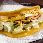 Taco on a plate_Taco with lettuce and cheese_DearCreatives.com_Theresa Huse 2013