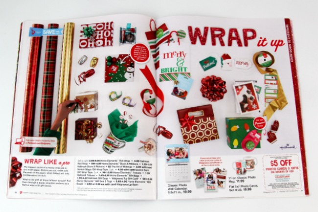 Wrap Like A Pro_ Wrapping Paper Ad Walgreens #shop_Theresa Huse 2013